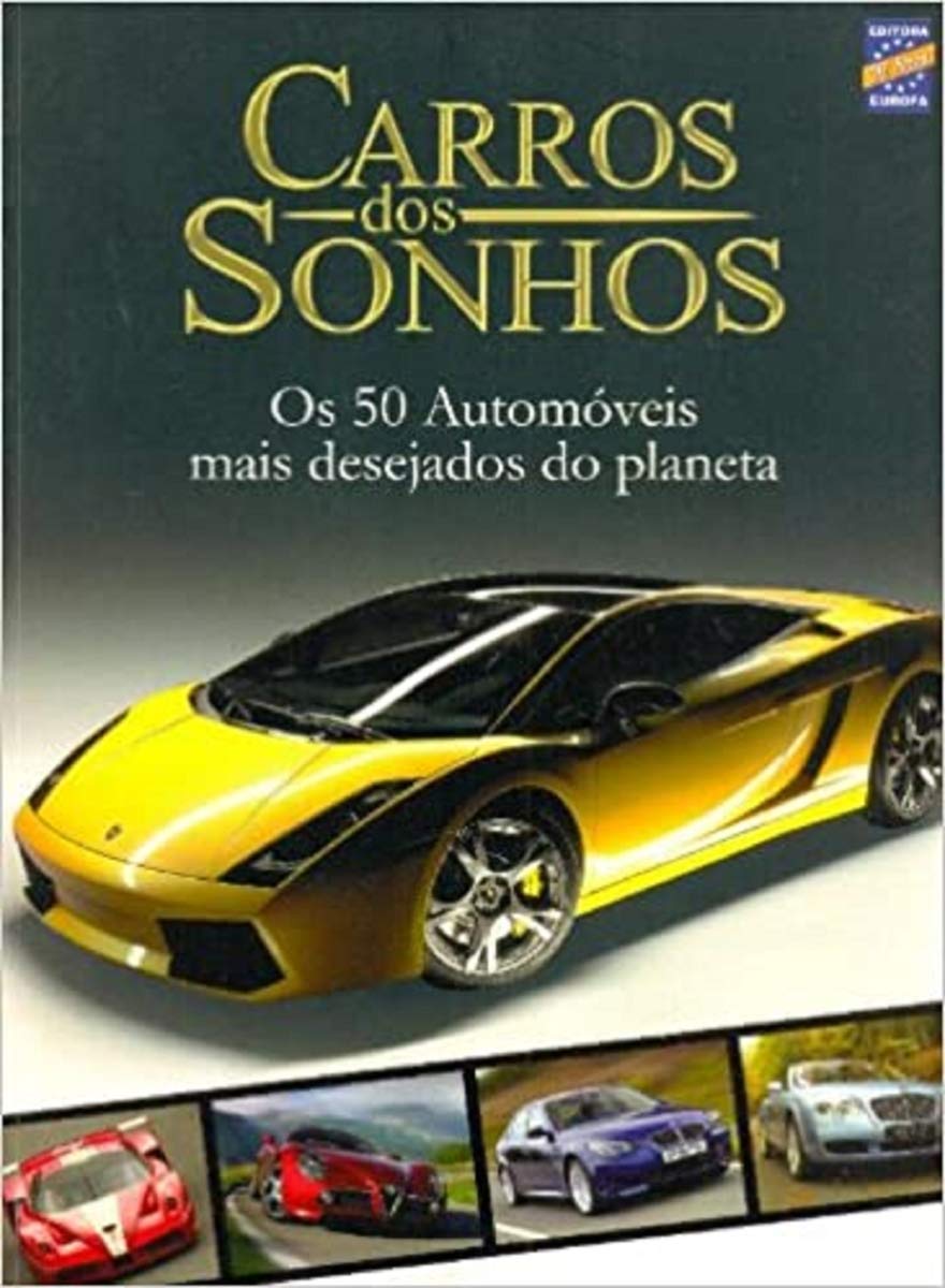 livro carros dos sonhos 50 automoveis desejados 954f