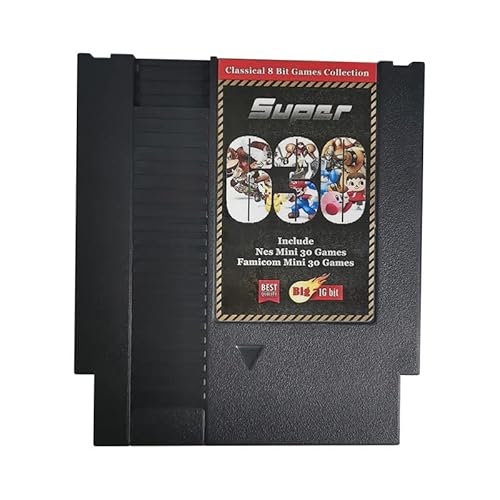630 In 1 Games Cartridge - Multicart 8 Bit 72 Pin Retro Classic Black Shell - Mini - Famico Mini #TOP11