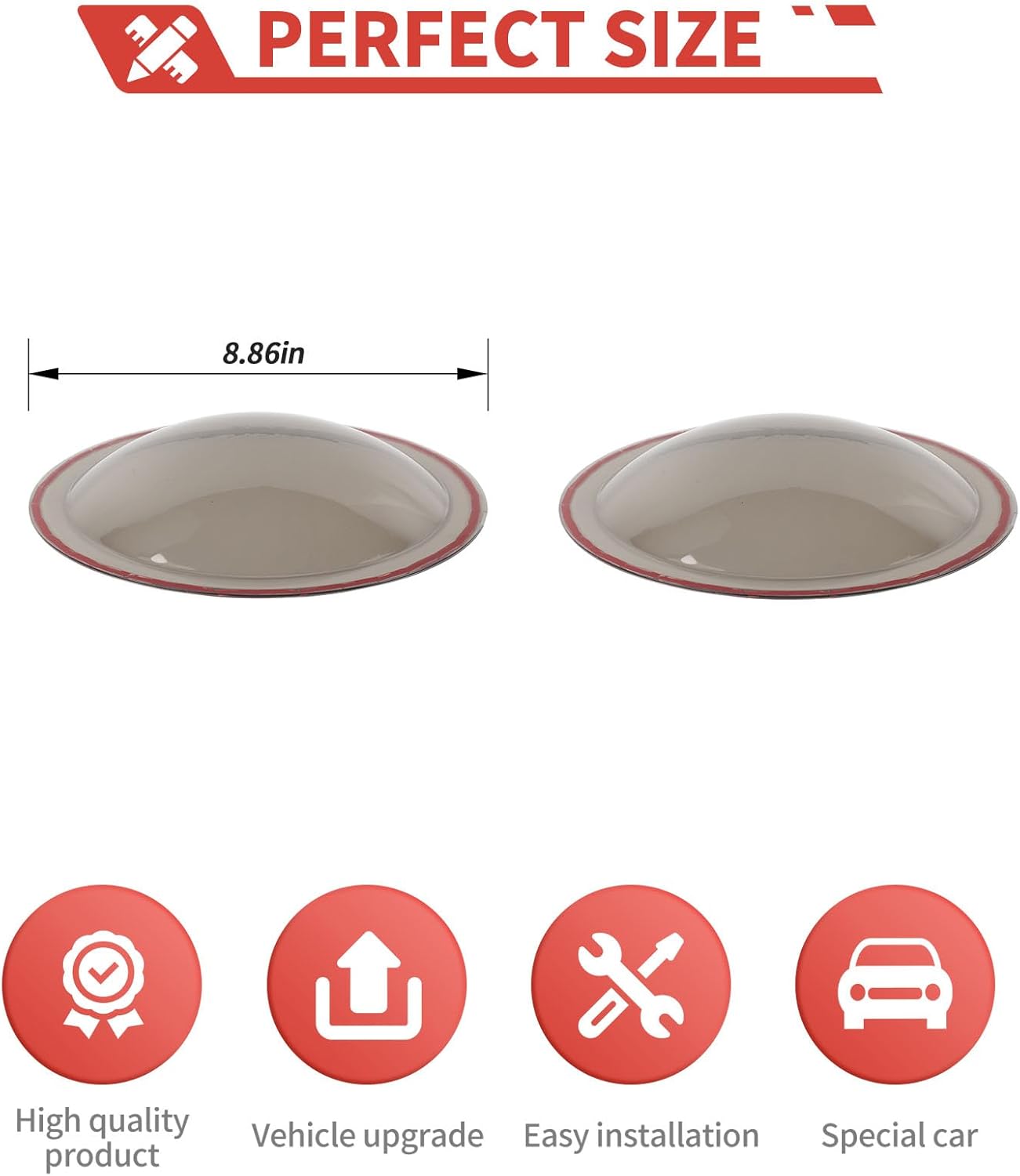 Smoked Black Front Headlight Covers Front Light Trim Head Lamp Overlay Exterior Accessories Fit for Jeep Wrangler JL JLU and Gladiator JT 2018+