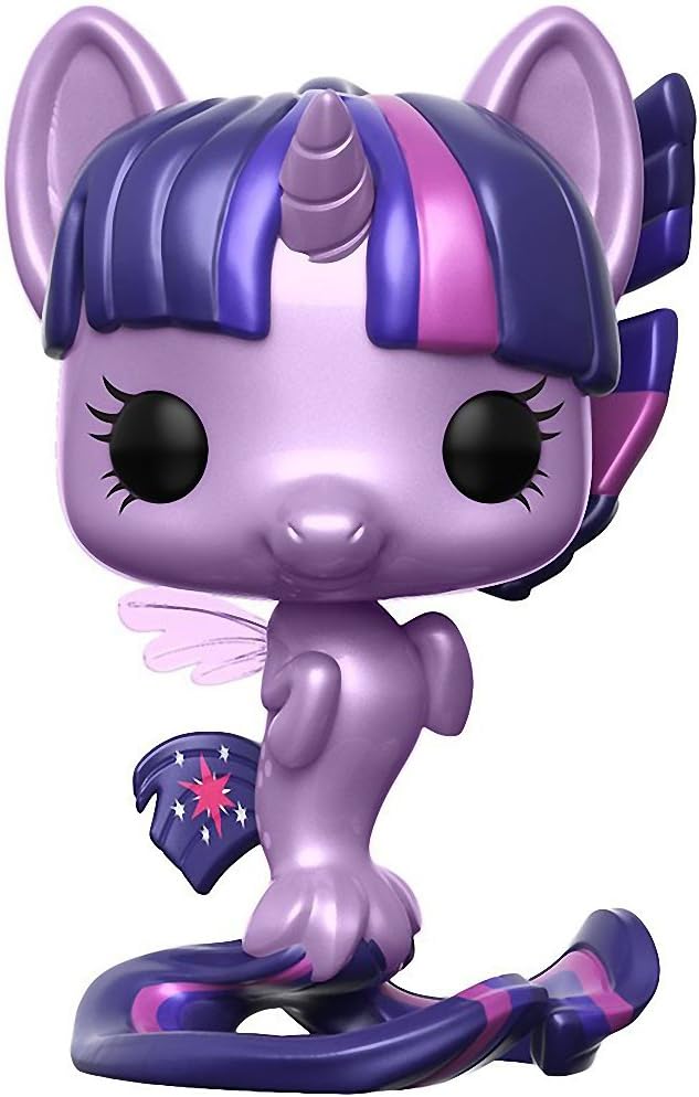 Funko Twilight Sparkle Sea Pony (Chase Edition): My Little Pony - The Movie x POP! Vinyl Figure & 1 POP! Compatible PET Plastic Graphical Protector Bundle [#014/21643 - B]