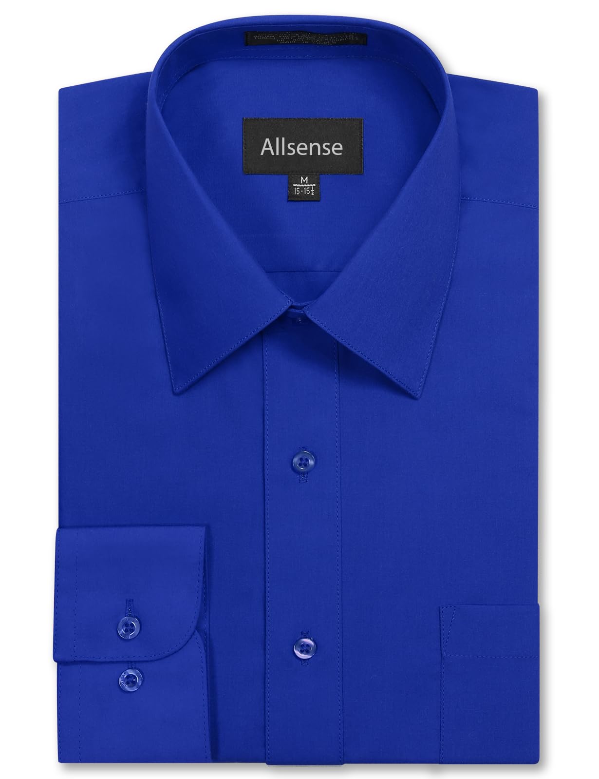 Allsense Men's Regular-Fit Long-Sleeve Dress Shirt