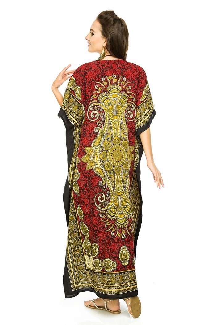 Nowa damska tunika maxi kimono kaftan sukienka kaftan rozmiar