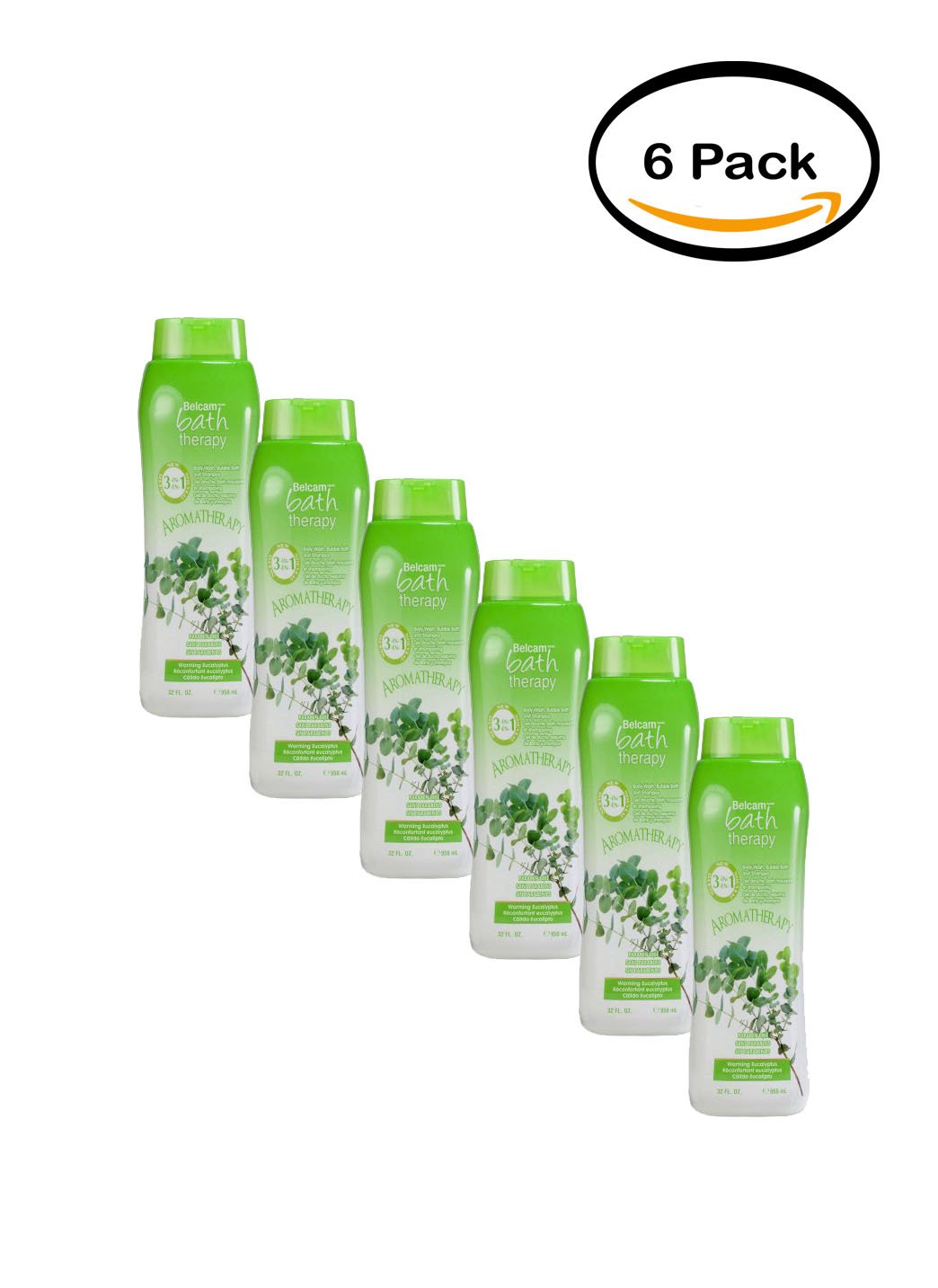 PACK OF 6 Belcam Bath Therapy Aromatherapy Warming