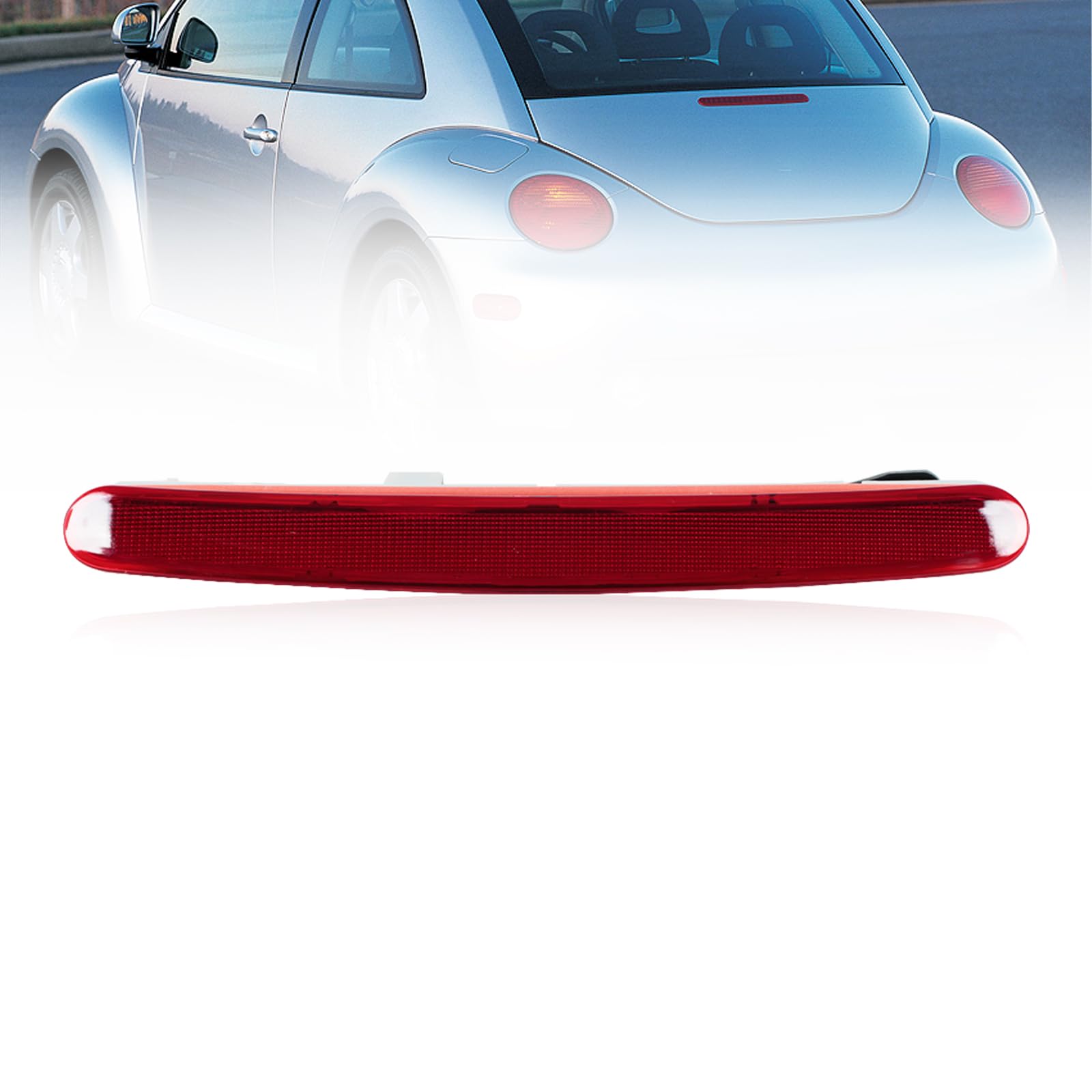 JESYMBX 3rd Third Brake Light For VW For Volkswagen Beetle 1998-2010 Rear High Mount Additional Stop Lamp 1C0945097E