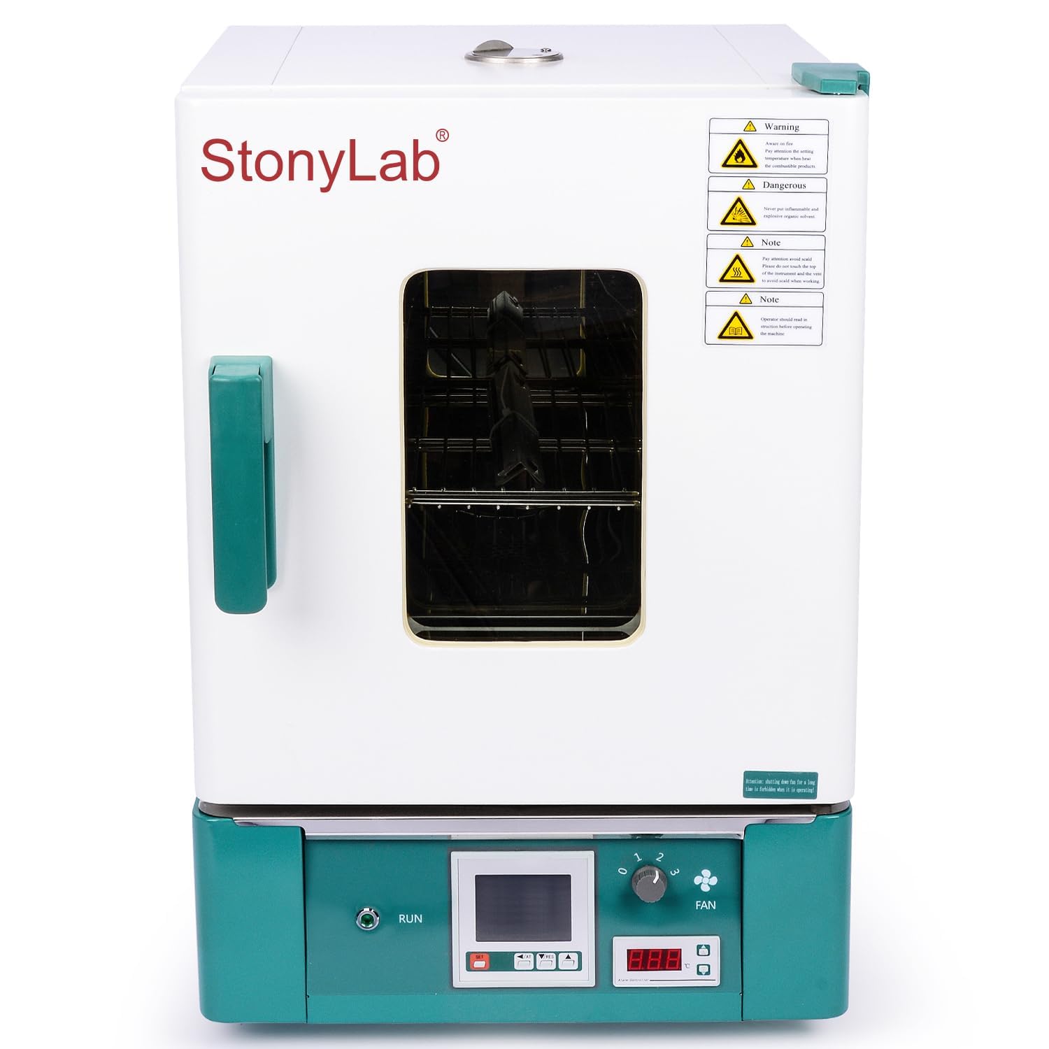 stonylab Zwangsluftkonvektionsofen, Digitale Luftzwangs-Trocknungs-und Heizkammer mit Zwangskonvektion, Forced Air Convection Oven 220V/300℃ 50/60 Hz 800W