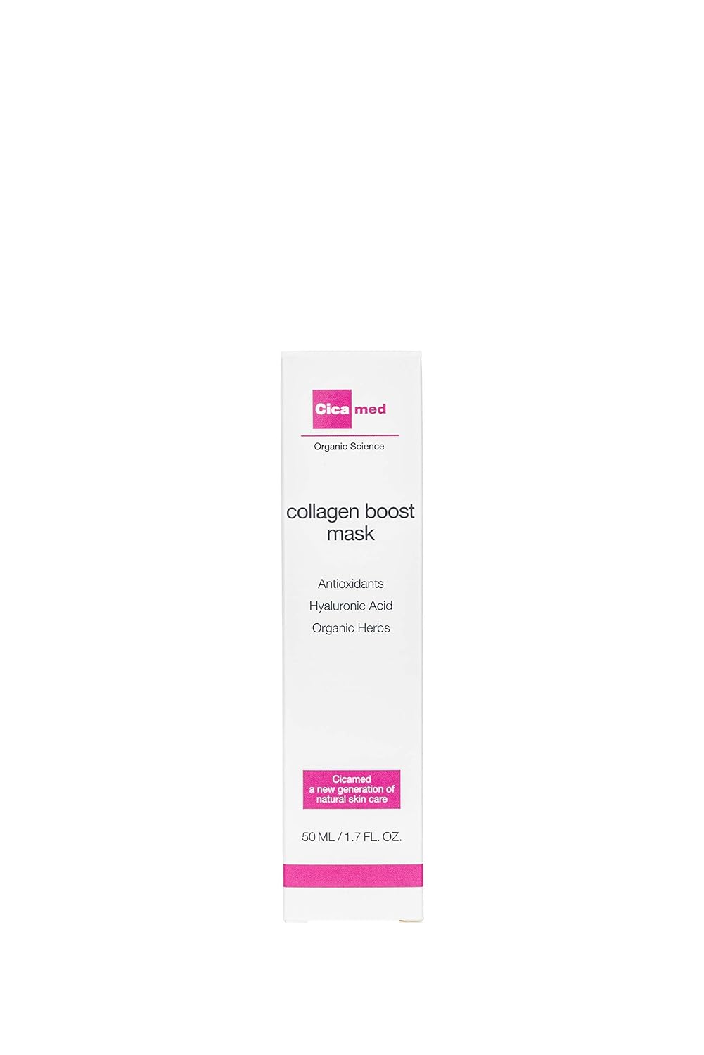 Cicamed Collagen Boost Mask – Leave-On Anti Aging Face Mask for Firming, Hydrating & Glowing Skin - with Hyaluronic Acid, Vitamin C, Caffeine & Antioxidants - Made in Sweden – 1.7 fl. oz. (50 ml)