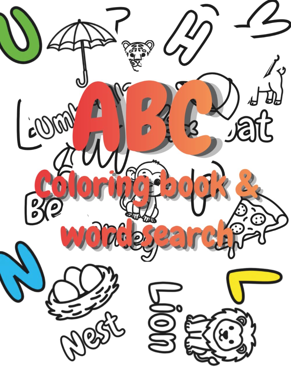 ABC: Coloring Book and Word Search