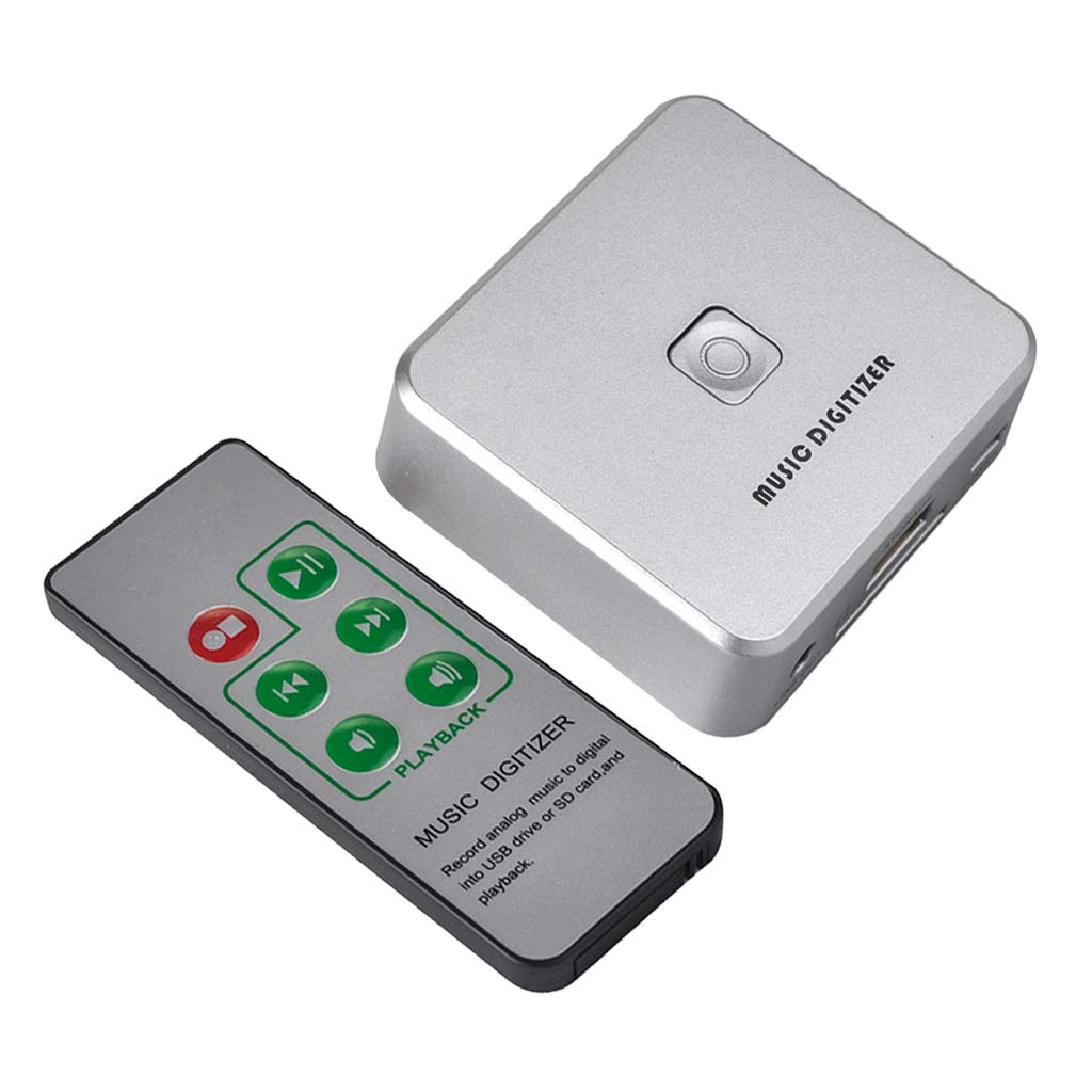 non-brand Audio Recorder/Audio-Digitalisierer/Audio Grabber mit 3,5 mm Speichern auf USB-Scheibe als MP3-Datei mit Fernbedienung