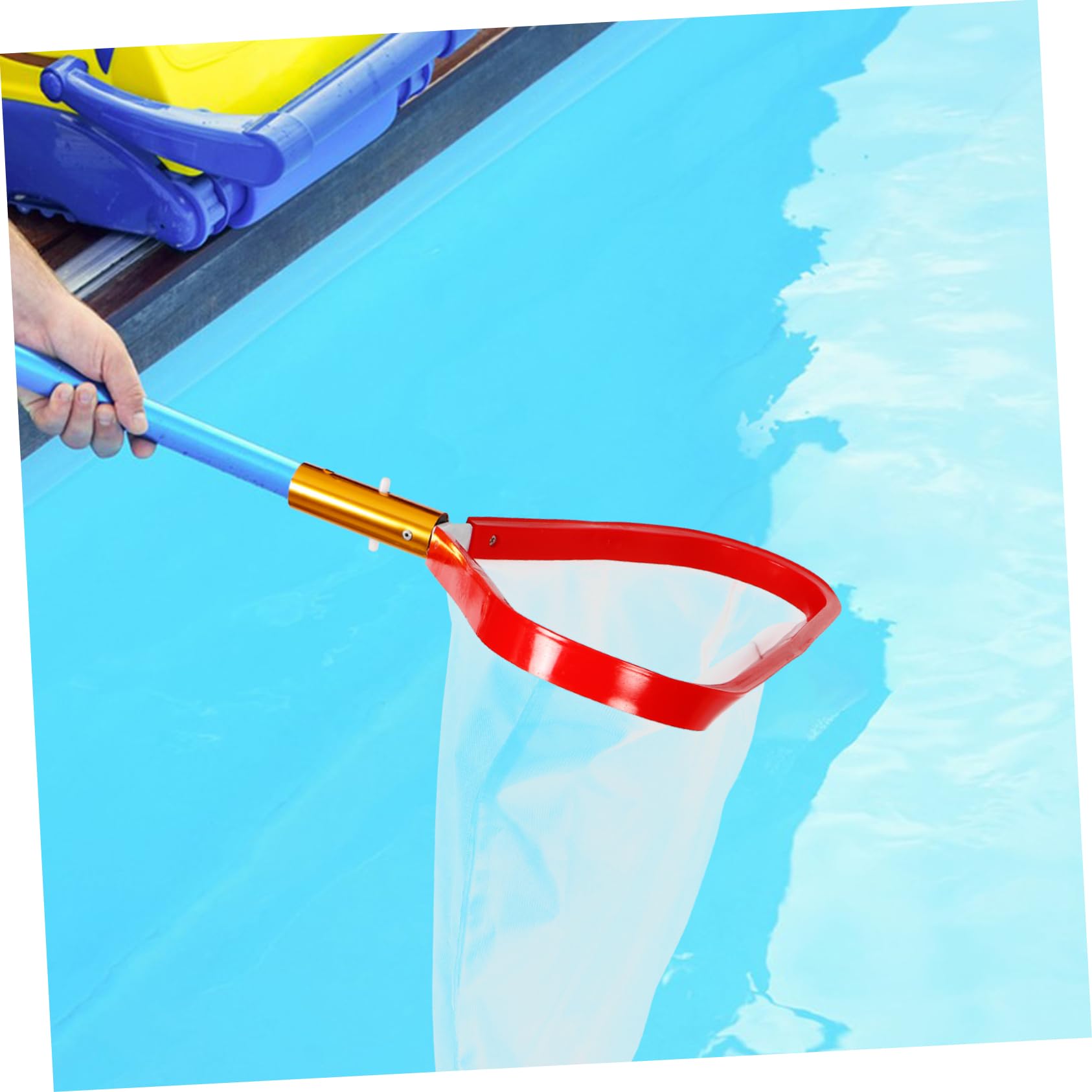 Happyyami Red De Recogehojas para Piscina Limpieza De Estanques Ligero y Duradera