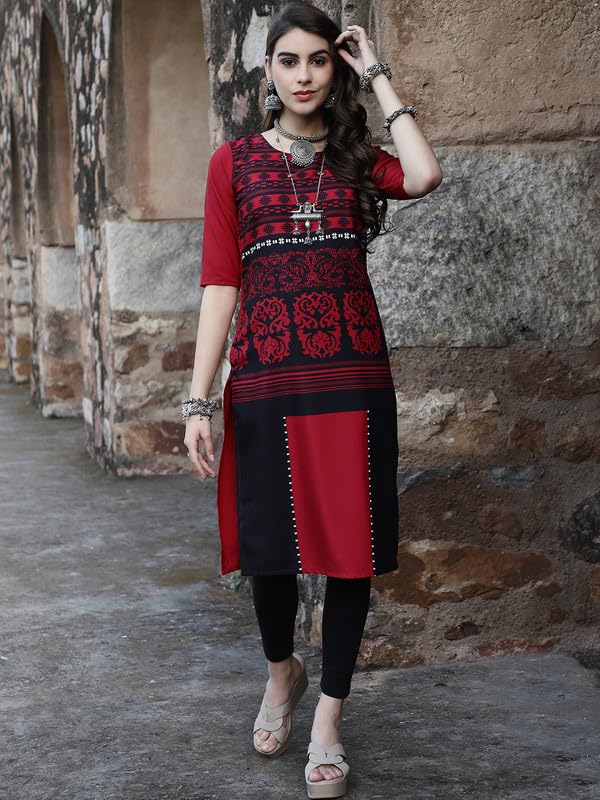 Image of Kurta for Women||Kurta||Casual Kurta|| Women's Kurta||New Fashionable Kurti ||Office Kurta for Women