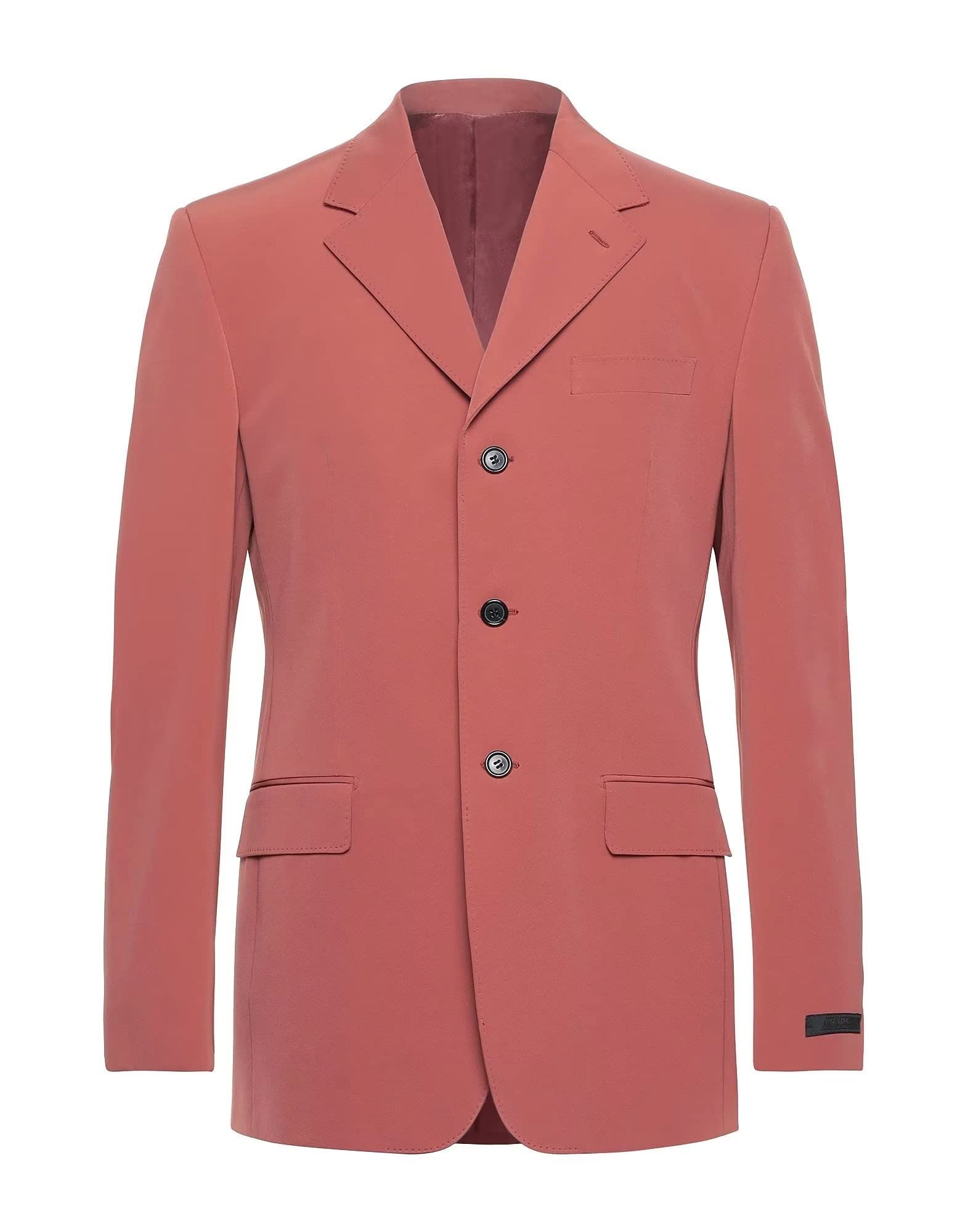 Veste trois boutons homme blazer formel à coupe ajustée structurée - 7