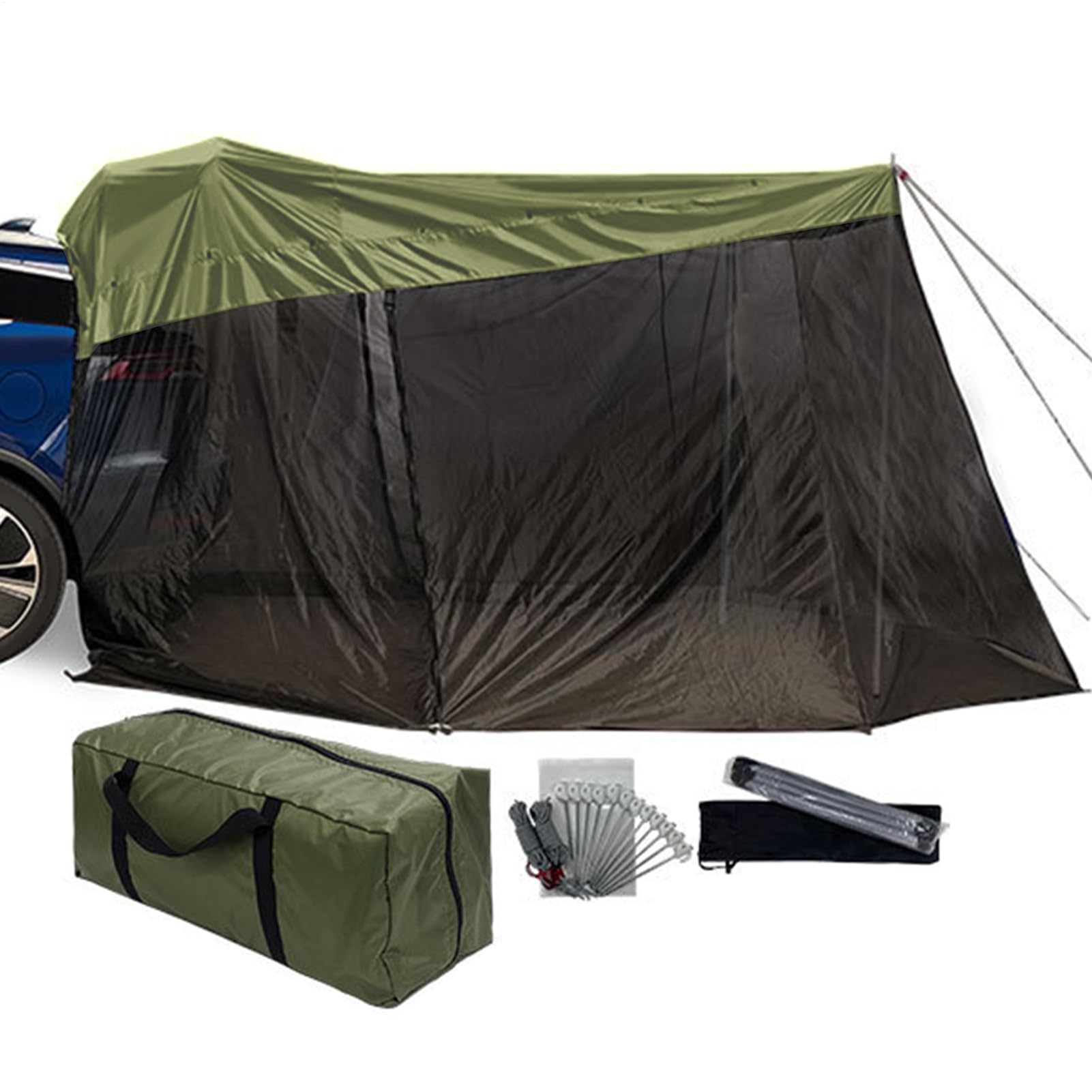 Tente imperméable pour SUV et road trip abri de hayon coupe-vent de voyage