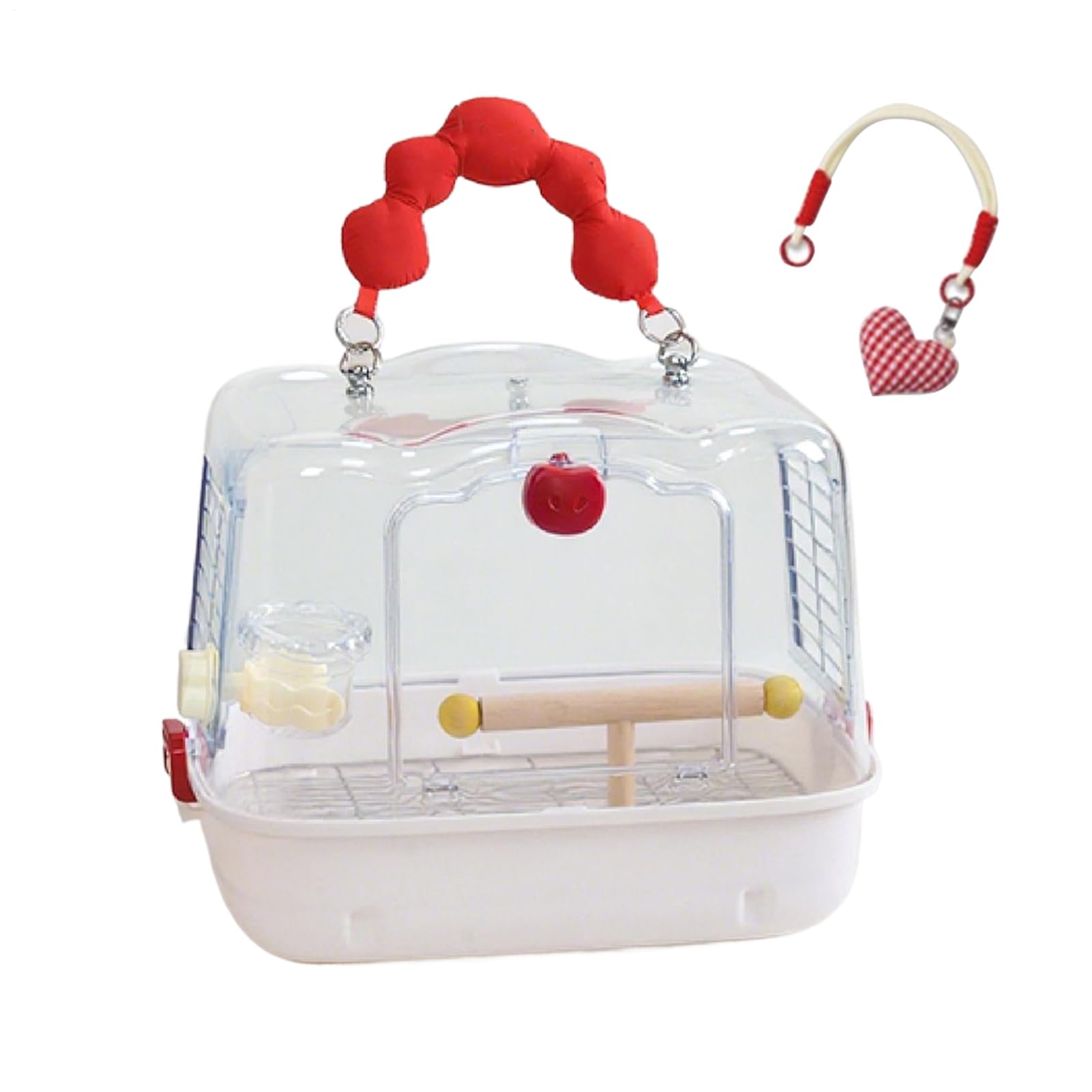 Jaula de Transporte para Aves de Viaje Bolsa de Transporte Ligera para | Transportín de Viaje para Aves Pequeñas Para Cacatúas Ninfa y Periquitos en Aventuras al Aire Libre, Paseos y Salidas