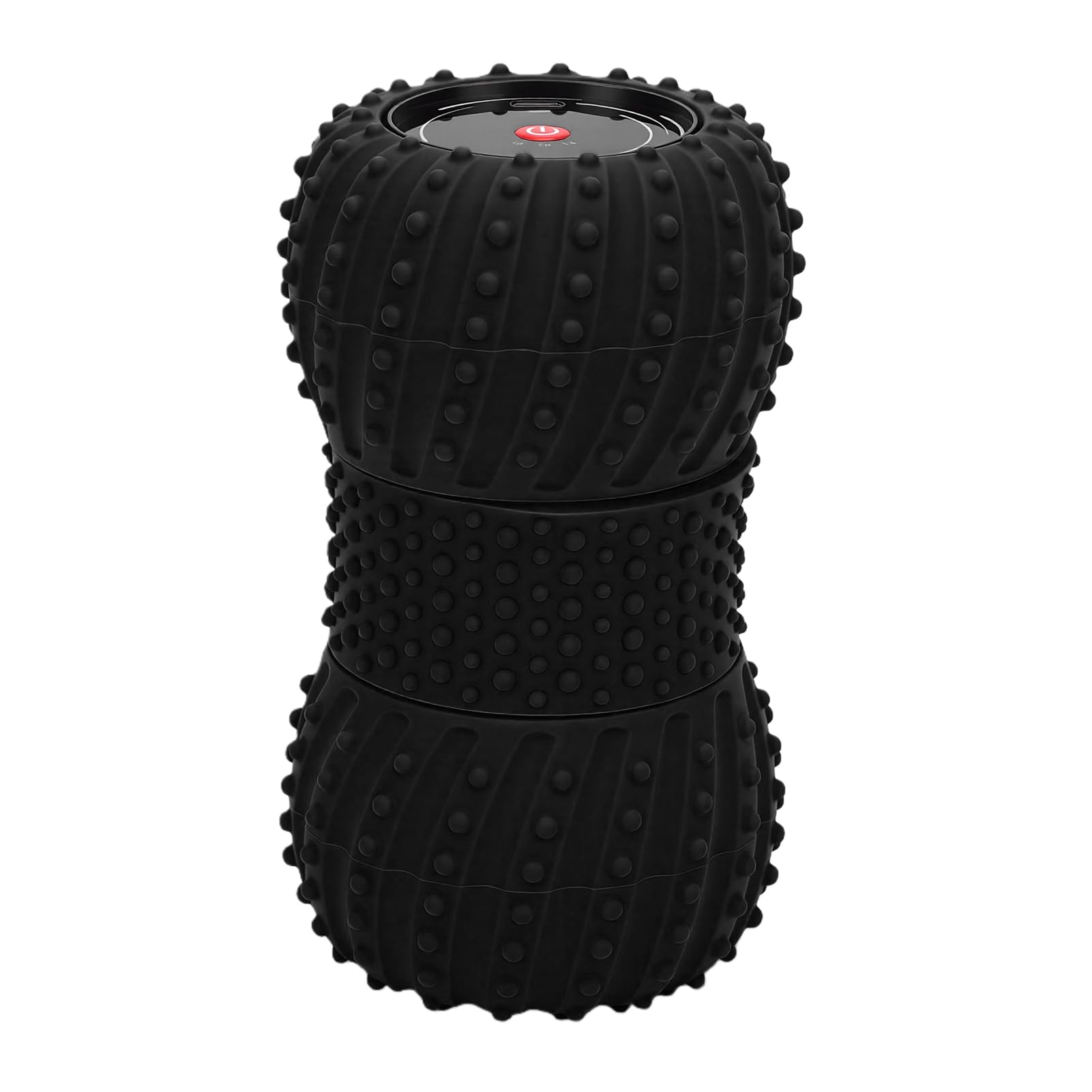 Bola de Masaje Eléctrica de maní, Rodillo de Bola de Yoga de Plástico con de Sonido Incorporado, Equipo de Relajación Muscular Recargable de 800 MAh para Usuarios de Yoga en el Gimnasio en