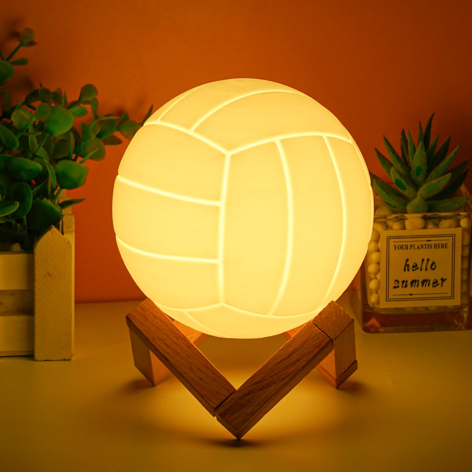 Olee Odee Volleyball Night Light, Volleyball Lamp Light for Kids