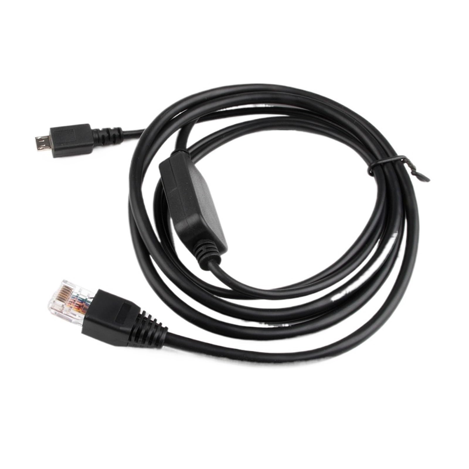 Cable de consola micro USB RJ45 for conexión de dispositivos, convertidor adaptador serie RS232 de 6 pies