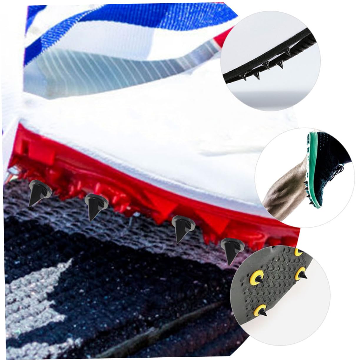 Toyvian Scarpe Da Perno Per Atletica Leggera Punte Di Ricambio Per Scarpe Da Corsa Punte Da Corsa Per Pista Picchi Sostitutivi Traccia Le Scarpe A Spike