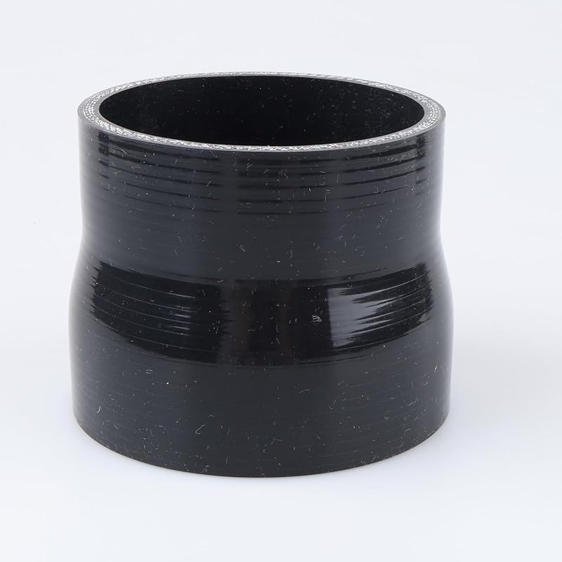 Mangueira Redutora Reta de Silicone para Intercooler AC PERFORMANCE 89 a 80 mm Preta – 1 unidade