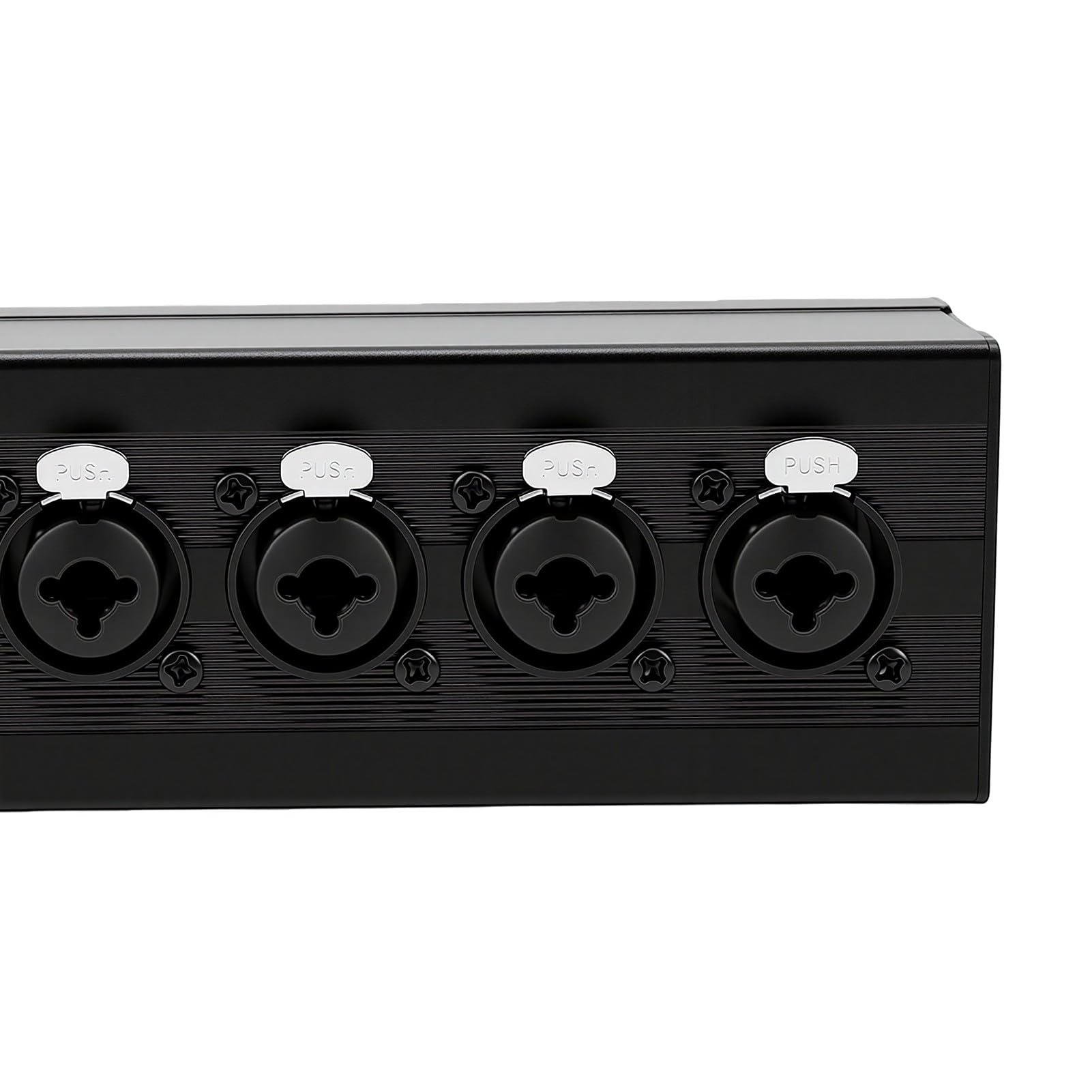 Cryfokt XLR Splitter Box 4 Way Durable Converter for Mixing Consoles and