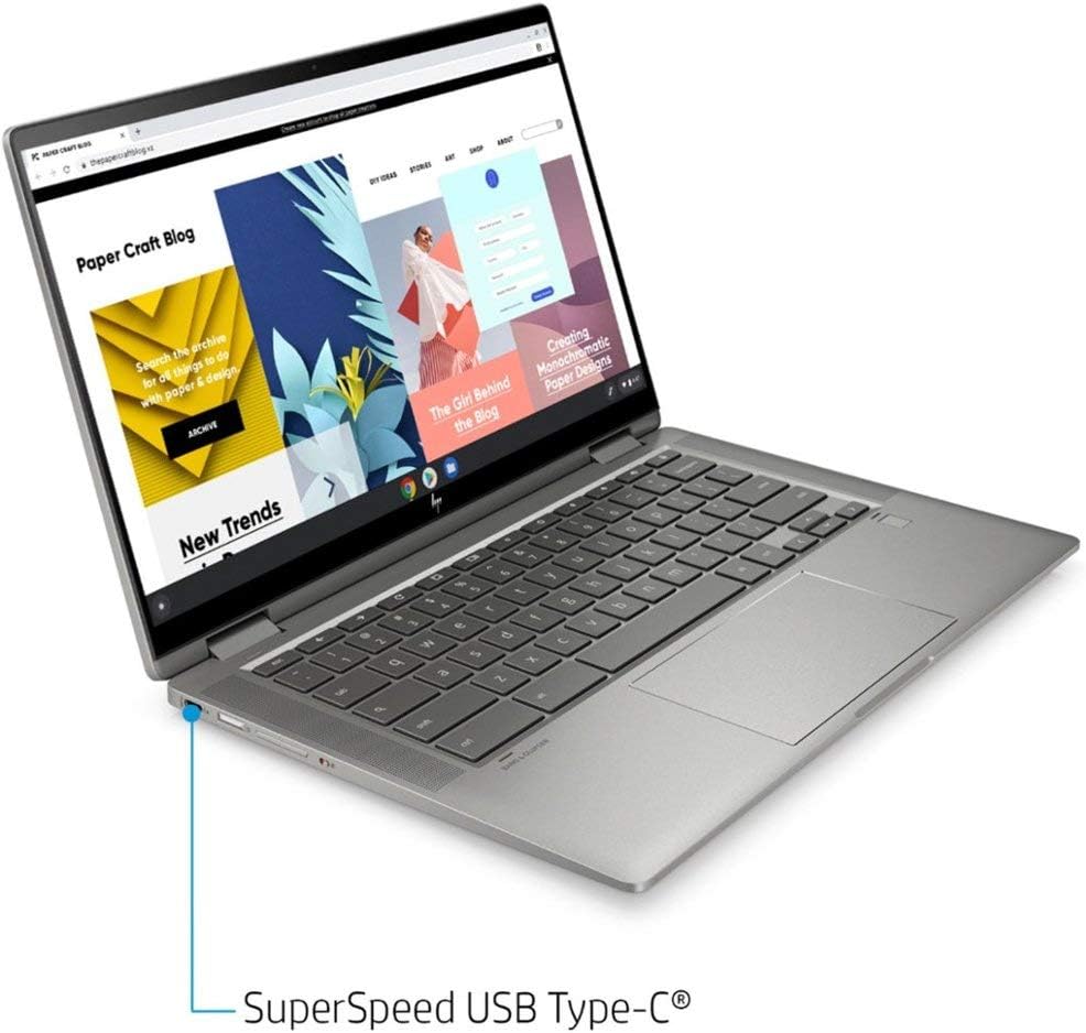 Up To 60% OFF 2022 HP Chromebook X360 2-in-1 14 FHD Touchscreen Laptop, Intel Core i3-10110U Processor, 8GB RAM, 64GB eMMC, Backlit Keyboard, Wi-Fi 6, Webcam, Chrome OS, Mineral Silver, 2-Week IFT Support