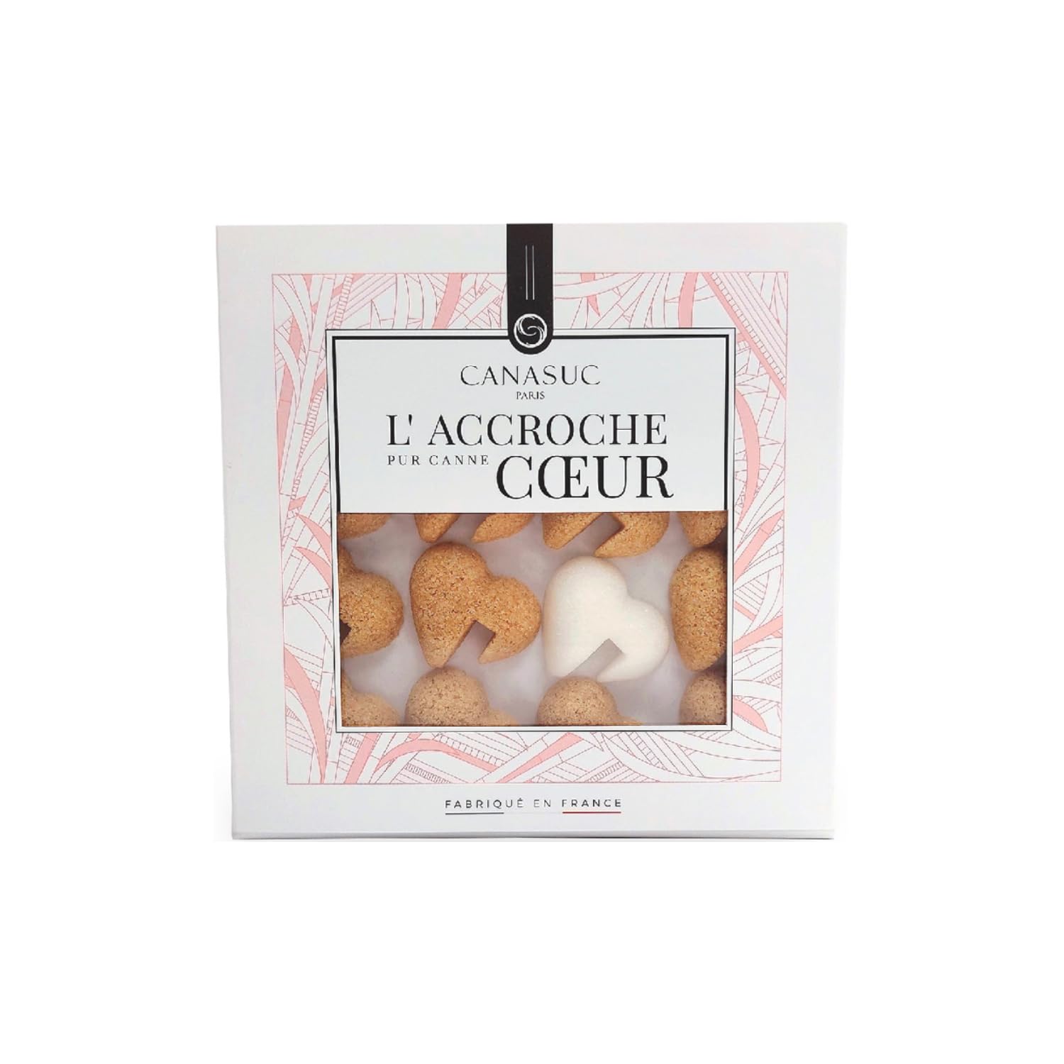 Canasuc | 32 Zollette Zucchero Forma Cuore | 36 Zollette Zucchero Forma di Rosa - 2 x 225 Gr | Zucchero Confezione Regalo | Zucchero Decorativo