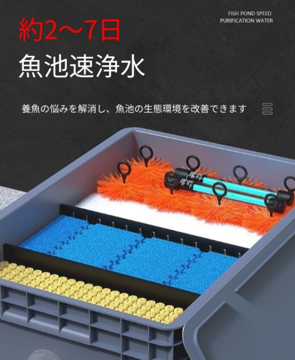 Amazon | YWHT 水槽上部フィルター 滴流式ろ過装置 フィルターボックス