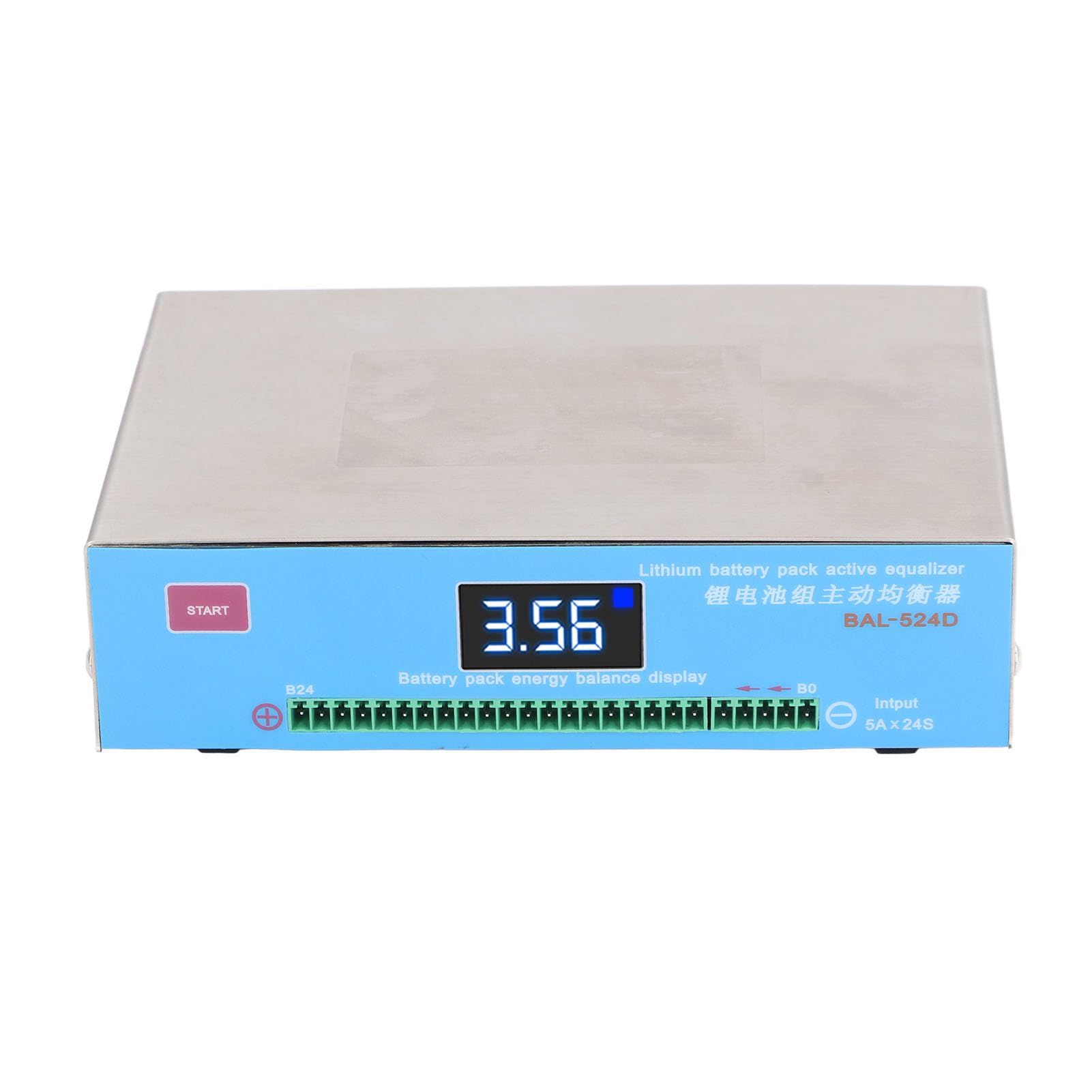 SEAFRONT Equalizzatore Batteria Al Litio, Bilanciatore Equalizzatore Attivo da 5 A per Pacchi e Ternari da 4 A 24 S, Avvio da 15 MV, Autoalimentato o 5 V 2 A, per la Manutenzione del Pacco Batteria