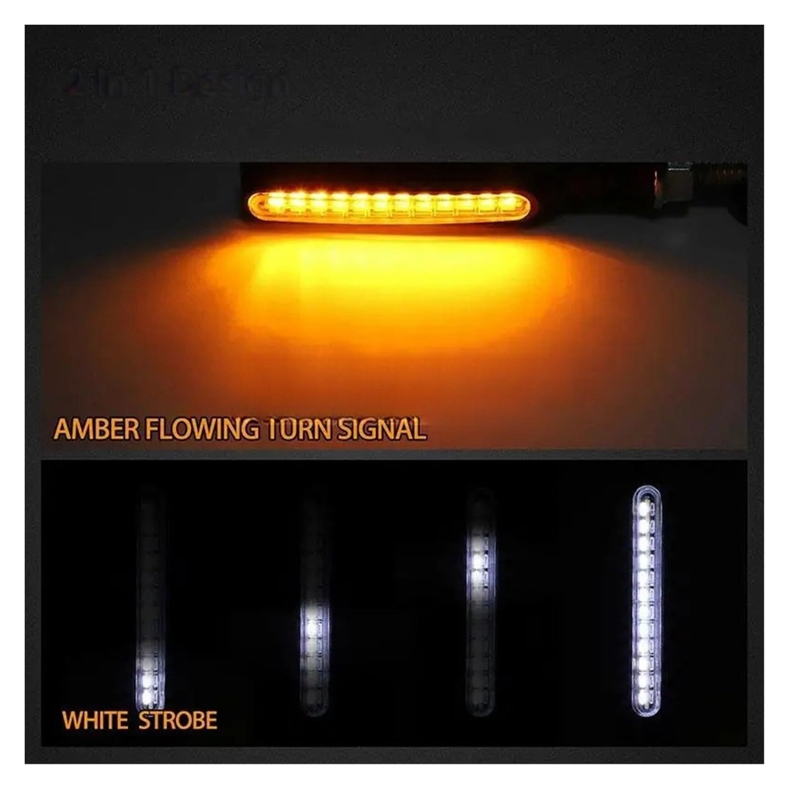 Indicatori di direzione a LED per moto a 24 LED Indicatoris Motos