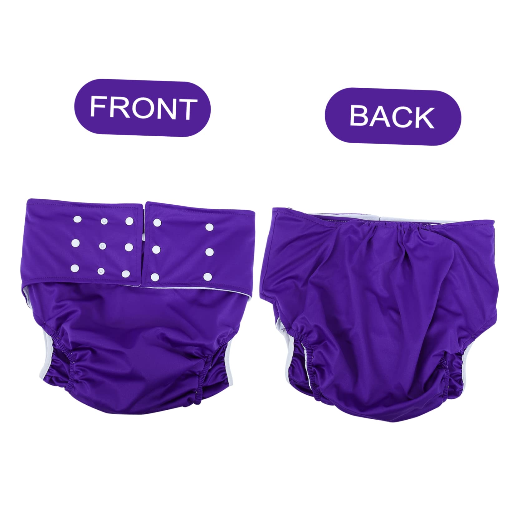 KOMBIUDA Multipurpose Adult Diaper Pants for Overnight Daytime Reusable Diapers for Gentle to Heavy Incontinence