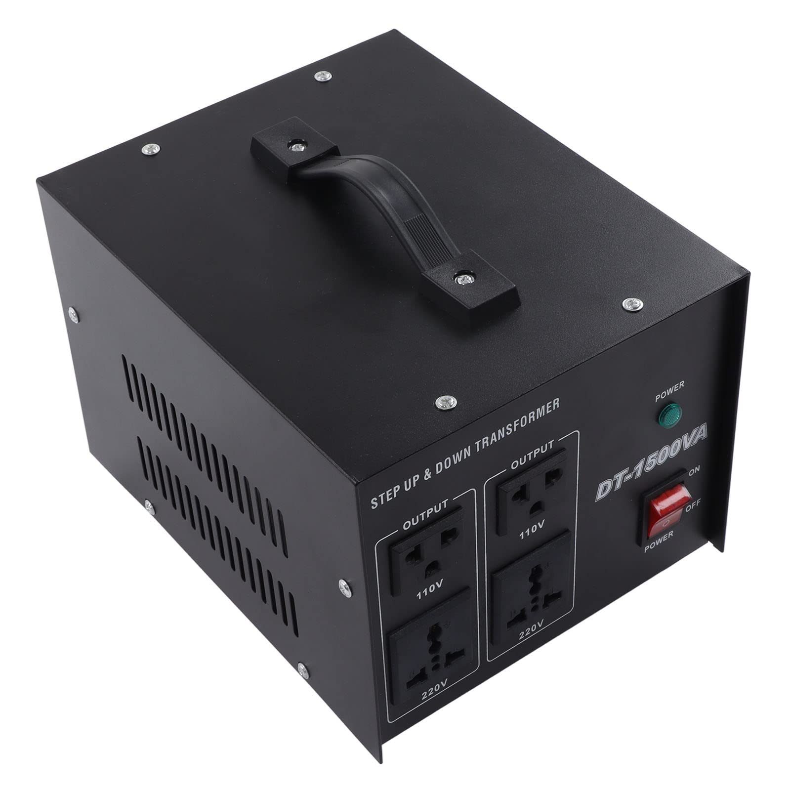 Przetwornica Napięcia o Dużej Wytrzymałości 1500 W Transformator Mocy Step Up Down 110 V do 220 V 220 do 110 z Przeciążeniem Zabezpieczenie Przed Przegrzaniem dla urządzeń (wtyczka UE)