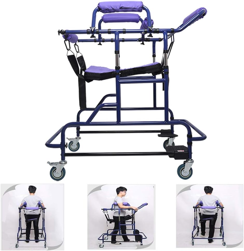 TXDWYF Rollators, Standard Walkers & Walking Frames, Walkers Adult, Walkers Hemiplegia Rehabilitation Stand, Elderly Elderly Disabled Walking Assist, Multifunctional Walker -