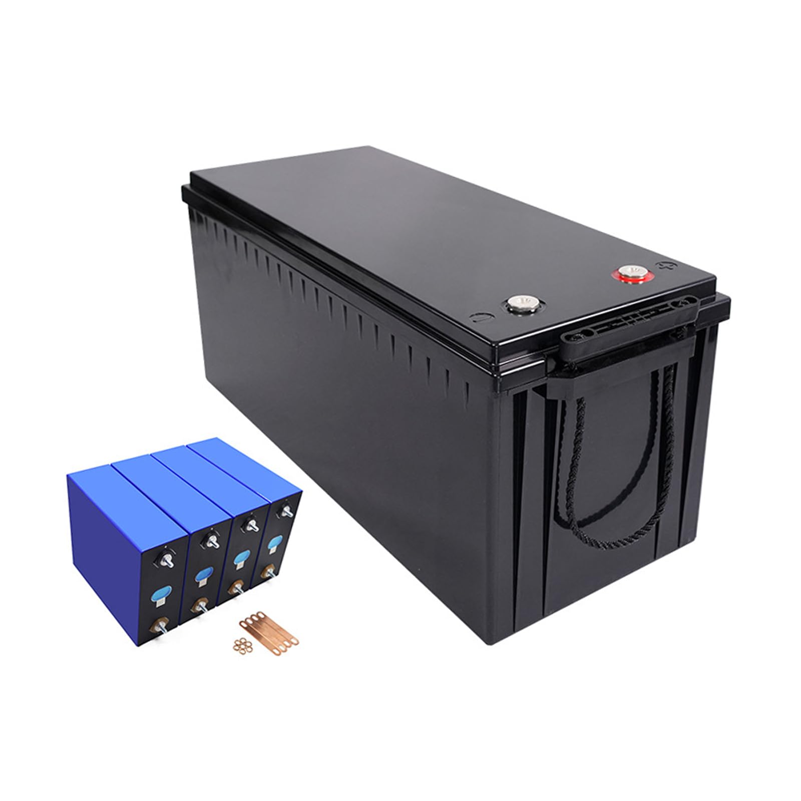 WILLQ25.6V Lithium Battery 24V 50Ah 100Ah 200Ah LiFePO4 Battery Max. 1280W/2560W/5120W Power Built in 50A/100A BMS for RV, Marine, Trolling Motor, Solar,24v100ah