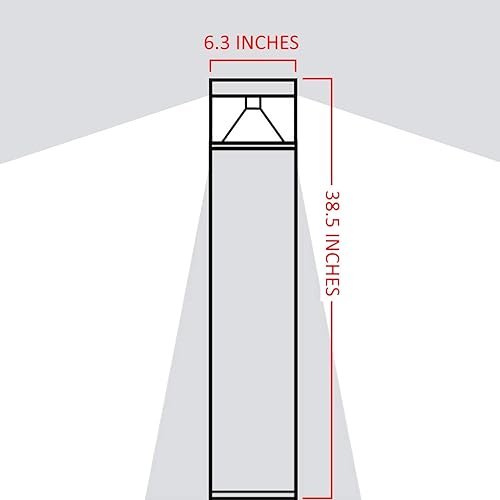 Miniatura 6 de Luces LED de paisaje bolardo 38 "20 W 3000 K 120 V-277 V Comercial/residencial moderno Ballard Iluminación accesorio para jardín, camino, entrada