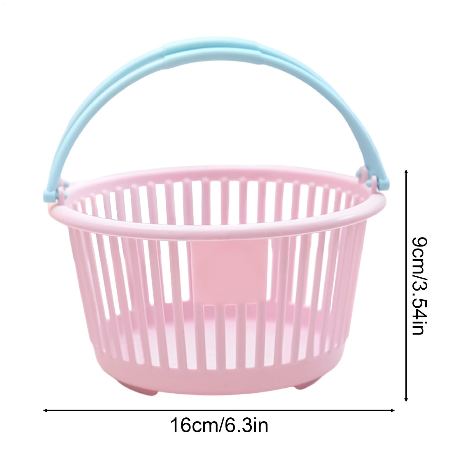 Cestino portaoggetti, Mini Organizer da Cucina, Portatile, Cavo, con Manici robusti e Design Multiuso, Ideale per dormitorio e Bagno.