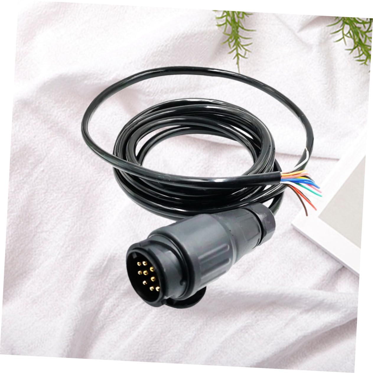 Conector de Enchufe para Coche de 13 Pines a 7 Pines Negro