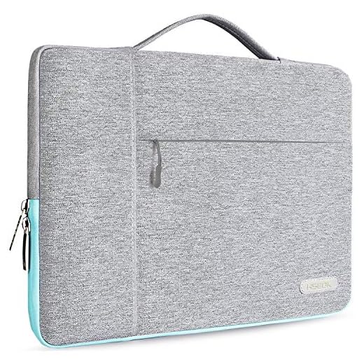 HSEOK Maletin Portatil 15 15,6 16 Pulgadas Funda Protectora Delgada Impermeable para MacBook Pro 15 16 y 15"-16" Laptop Ultrabook Chromebook, DELL HP Lenovo Acer Ausu y más, Gris