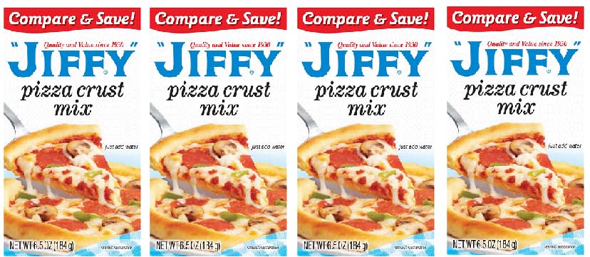 Pizza Crust Mix (Pack Of 4 Boxes) 6.5 oz