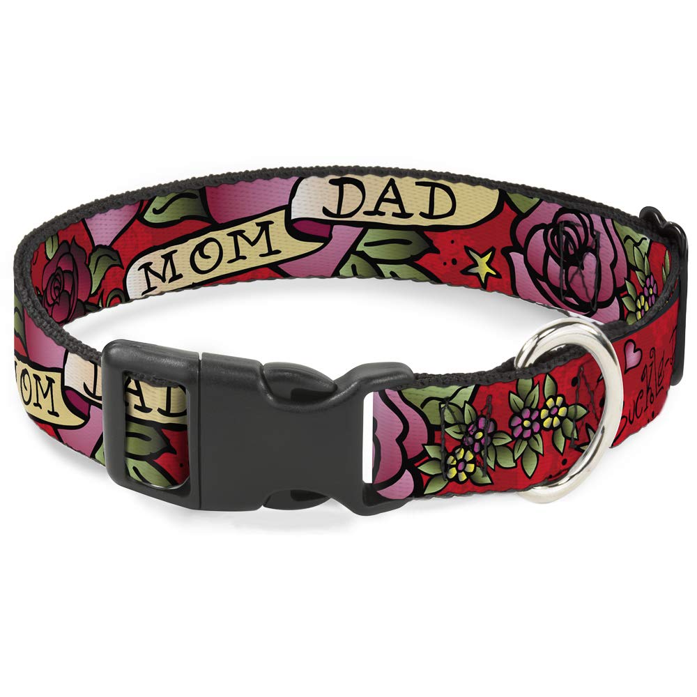 Pince à col large Buckle Down rouge contre la déformation des vêtements de 18 à 81,3 cm