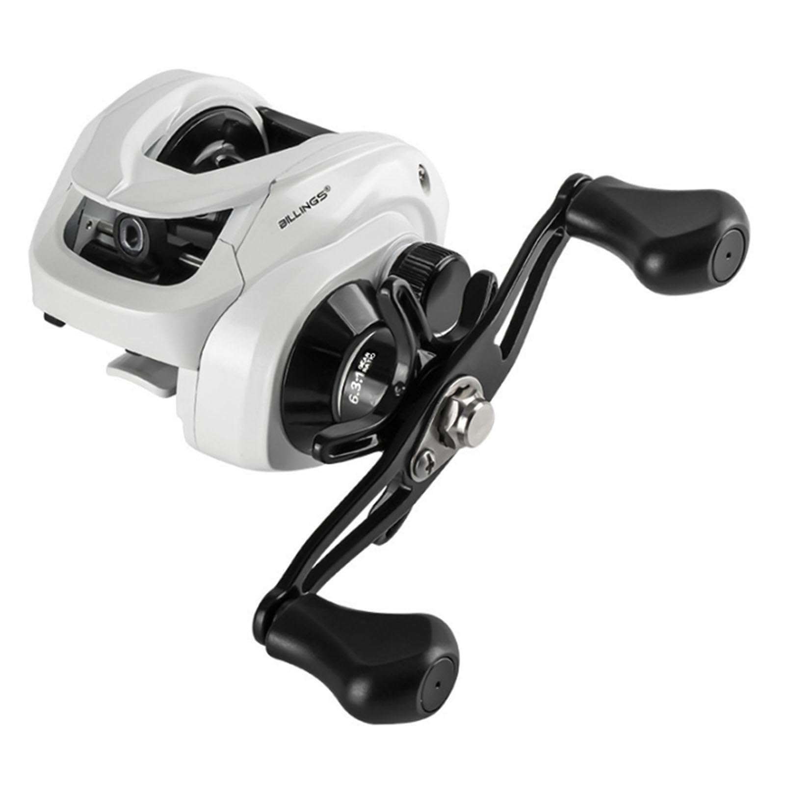 QUILSTM Exceptional Fishing Equipment Baitcaster Reel Left Low Profile With Lightweight Delivers Smooth And Engaging Angling Experience Freshwater Saltwater, Left Hand