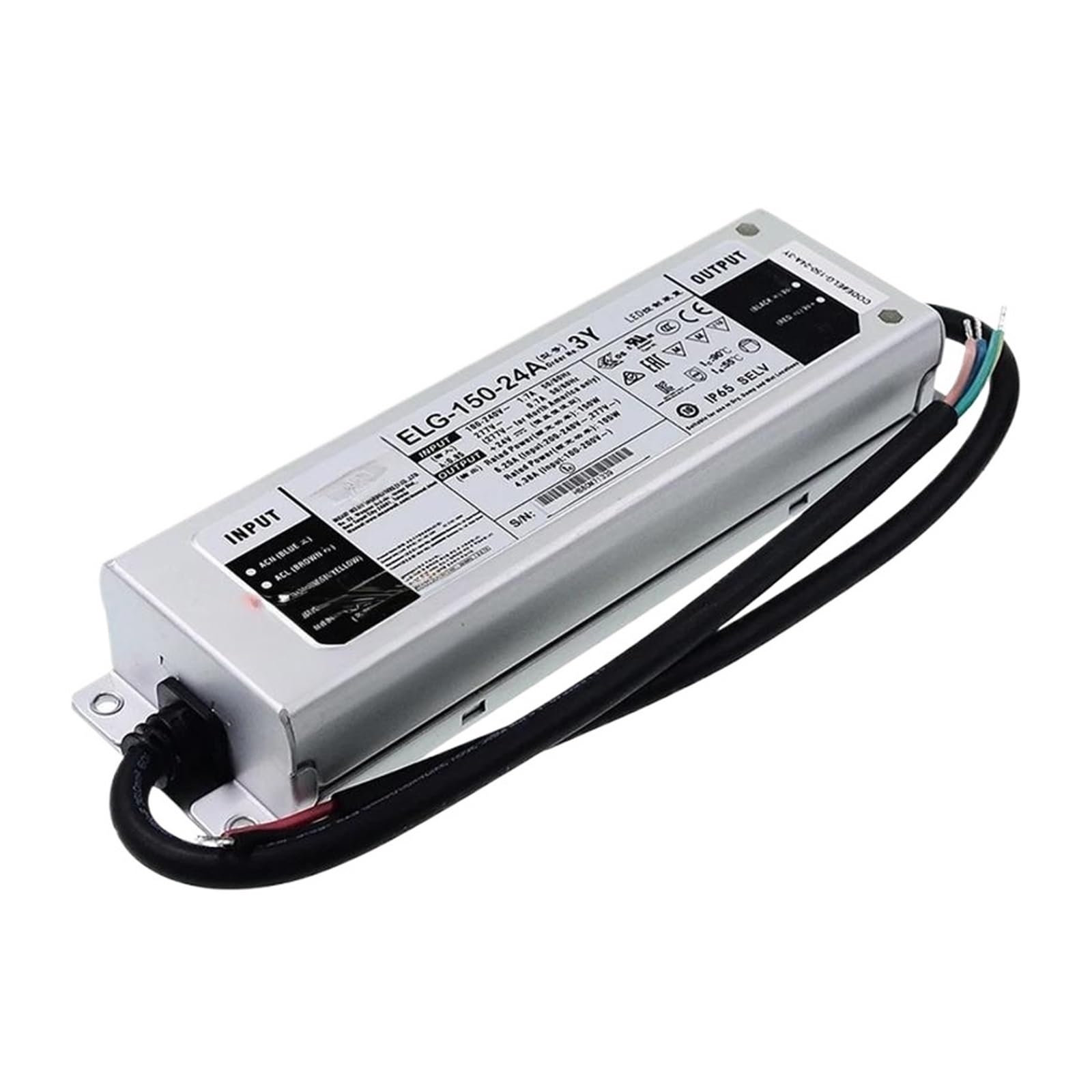 SWEWDSQG ELG-150 Waterproof constant current drive 12/24/36/42/48/54 Switching power supply A/B/DA ELG-150-24A-3Y(ELG-150-54A-3Y)