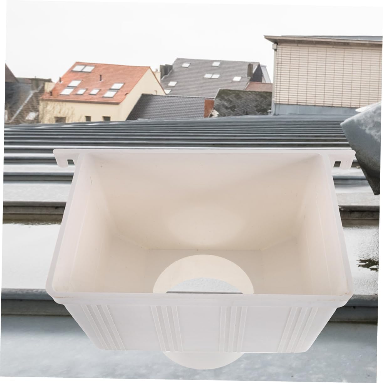 Gadpiparty Rainwater Diverter for Downspout Gutter Connector for Efficient Water Collection Durable Easy to Install for Outdoor Use Homes and Villas