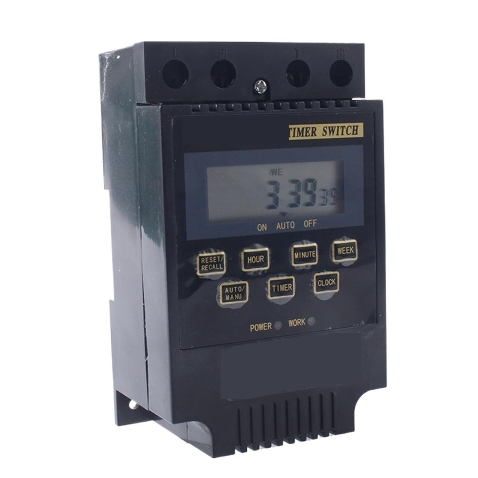 1PCS 220V LCD Digital Weekly Programmable Power Timer Switch Relay KG316T Microcomputer Din rail black weekly 25A