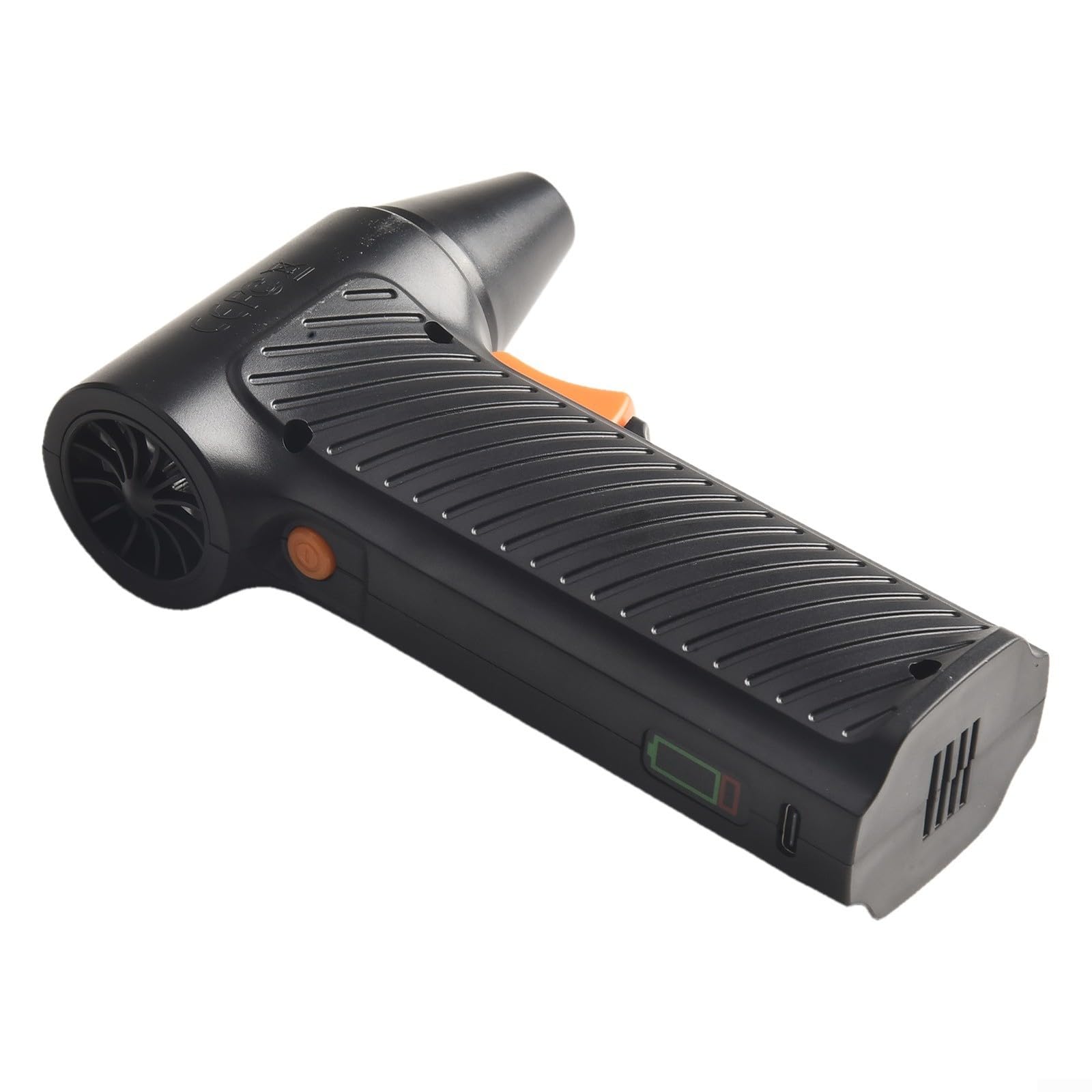 Bürstenloses Turbo-Gebläse, 11000 U/min, mit 2600 mAh Akku, stufenlose Steuerung, Luftstaubwedel, für Auto-Computer-Reinigung, tragbarer Laubbläserventilator, Schwarz