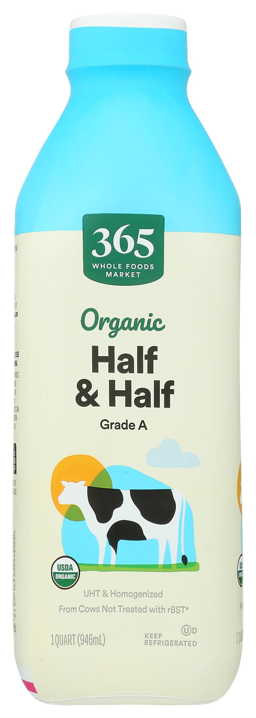 365 by Whole Foods Market Organic Half and Half 1 QT — view 4