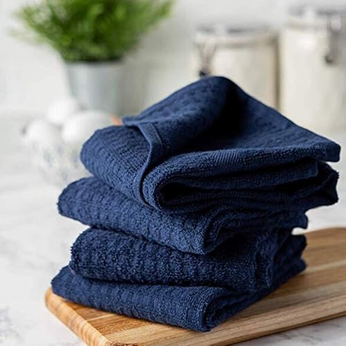 Miniatura 3 de Juego de toallas de cocina con 2 soportes acolchados para ollas, guante de horno, toalla de cocina, tapete de secado de platos, 2 paños de