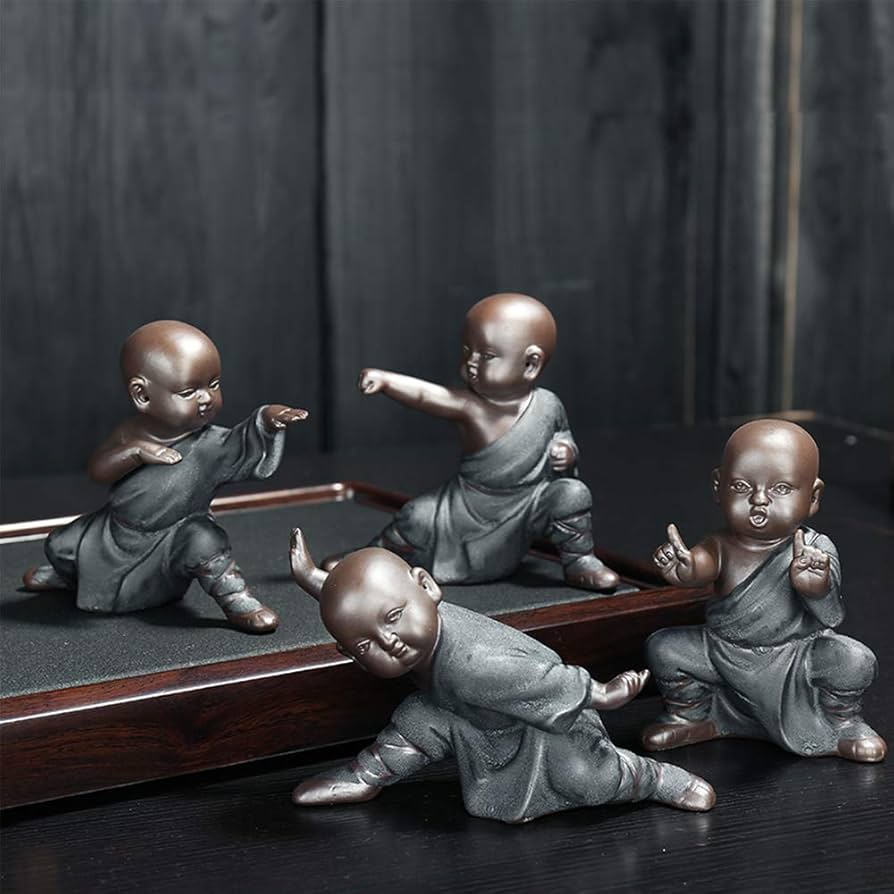 Amazon.co.jp: Kingzhuo ミニチュア 仏陀 置物 陶器 小さな