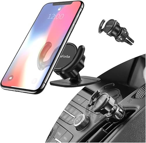 Soporte de automóvil compatible con clip para usuarios de automóvil – LoyaForba Soporte de ventilación de aire de rotación de 360° y soporte de