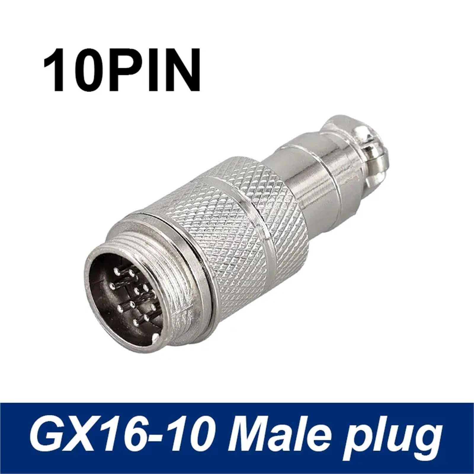 Conector GX16D macho Diam16mm conector circular push-pull 10 Uds(10 pin)