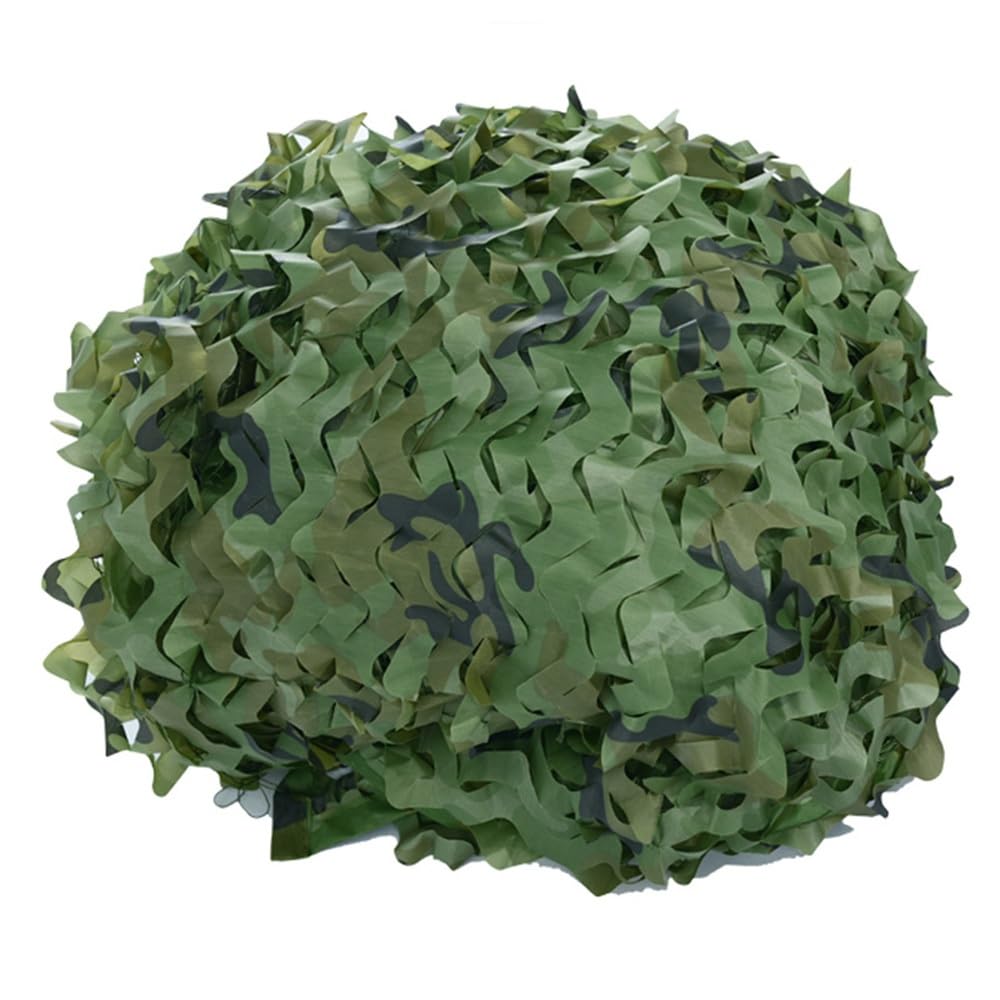 Rete Mimetica da Caccia in Tessuto Oxford Rete Ombreggiante Militare per Camouflage Campeggio Woodland Giardino Decorazione