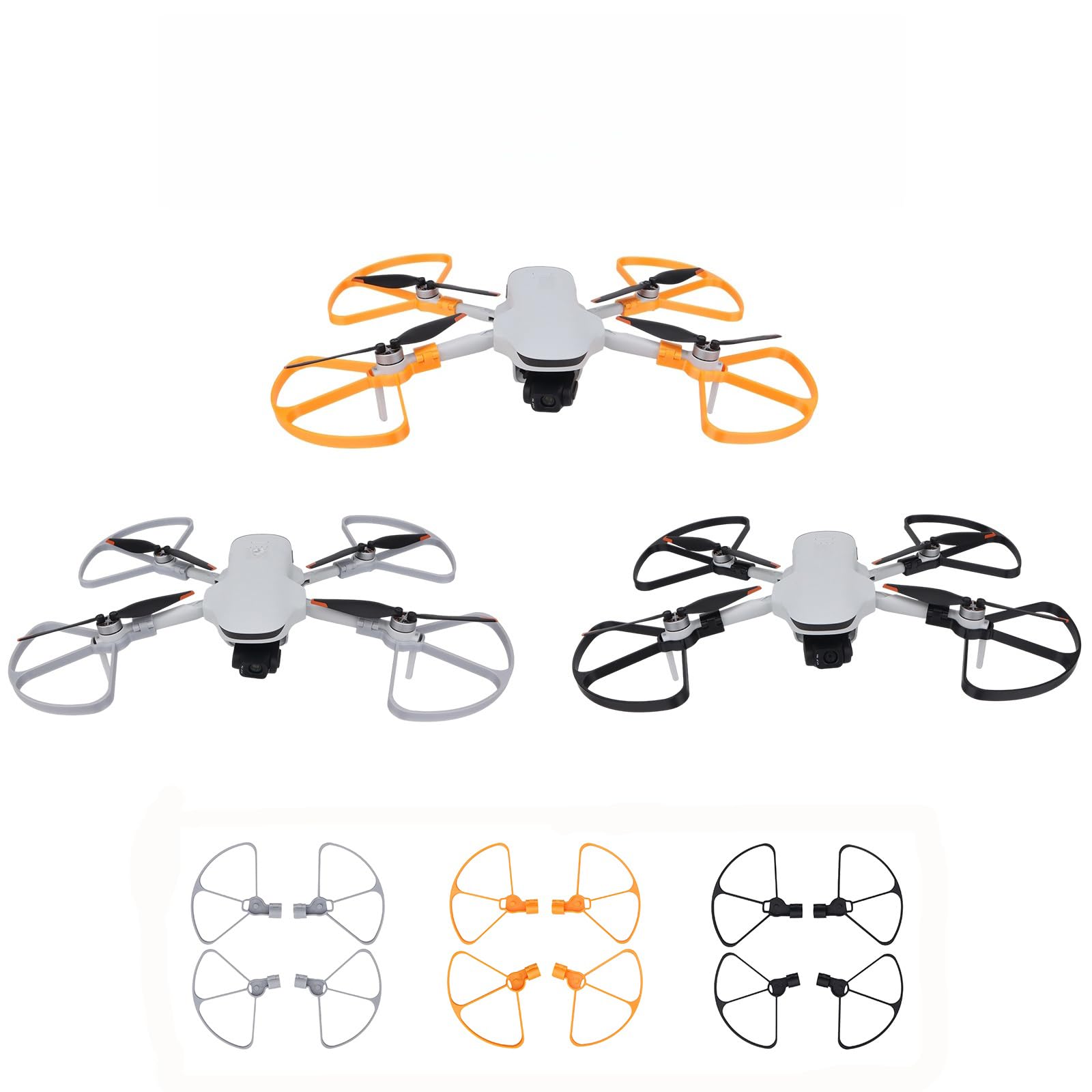 Propeller Protective Cover, Blade Guard for Potensic ATOM 3 Drone, Shockproof Anti-Drop Drone Blade Protector, Full Surround Protection Drone Accessory (Gray)